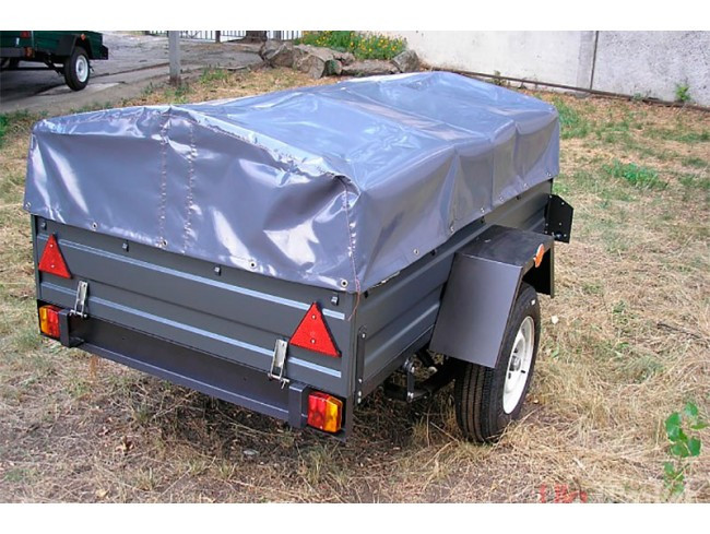 Тент + еспандер на причіп на Фермер 2,00 х 1,20 ПВХ Єврофура Баришівка - зображення 4