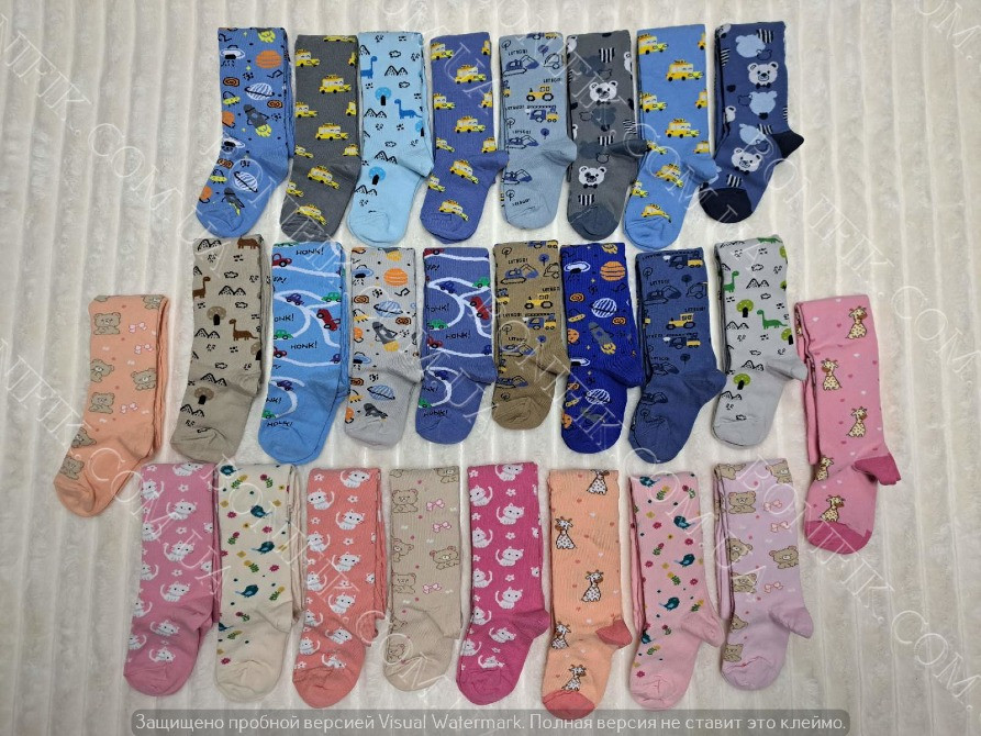 Детские махровые колготки с рисунком (размер 16) (арт. 302К) Кривой Рог - изображение 2