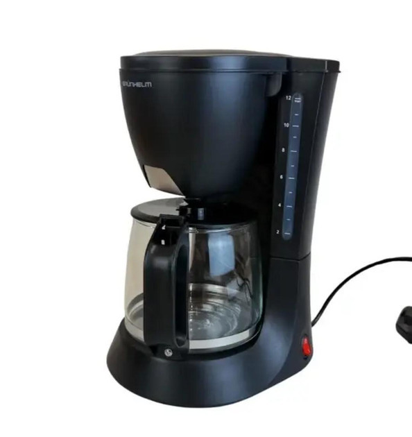 Кофеварка капельная Grunhelm GDC12 700 Вт черная Киев - изображение 6