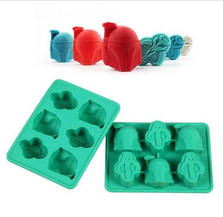 Силиконовая 3 форма для льда Боба Фетт (код 00201) Киев - изображение 2