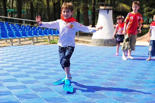 Модульное напольное покрытие для парков отдыха Киев - изображение 10