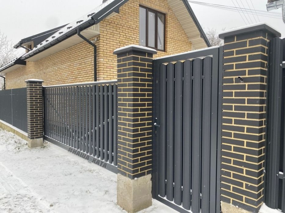 Швидко-монтажні стовпи для паркану під клінкерну цеглу. Виробник НАША ХАТА, Березань Київська обл. Березань - зображення 7