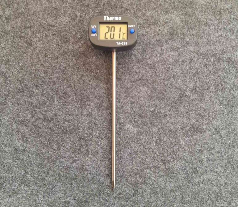 Термометр кухонний -50 +300 градусів харчовий занурювальний зонд з батарейкою Косов - изображение 1