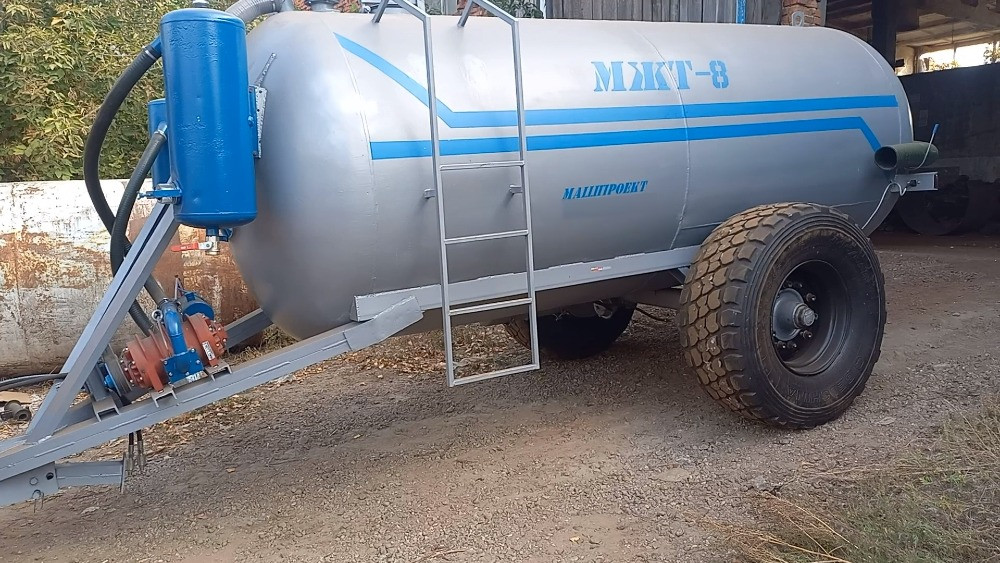 Бочка для викачки навозу МЖТ-8 (8м3) з розкидачем 10-12м Біла Церква - зображення 3