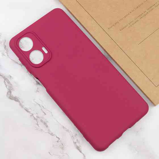 Чехол TPU GETMAN Liquid Silk Full Camera для Motorola Moto G24 Херсон