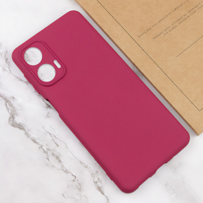 Чехол TPU GETMAN Liquid Silk Full Camera для Motorola Moto G24 Херсон - изображение 4