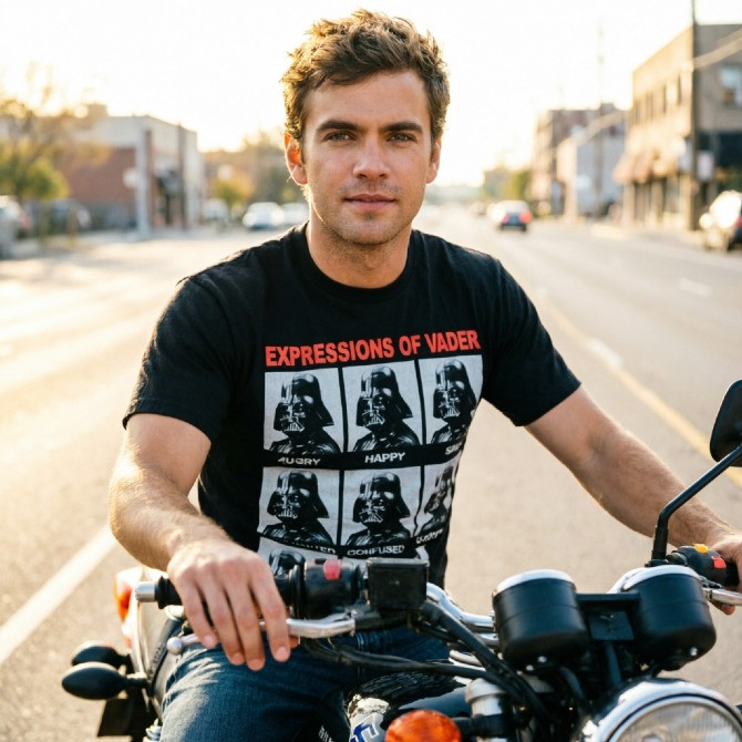 Футболка «Эмоции Дарта Вейдера» L — прикольная, 100% хлопок, подарок фанату Київ - зображення 7