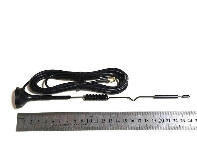 Антенна 600-4200, 4900-6200 МГц 9 дБ, до 30 Вт, SMA-male, кабель RG 174 3 м. Смотрите графики КСВ. Днепр - изображение 8