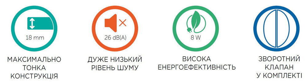 Вытяжной вентилятор CATA UC-10 TIMER WHITE (01200100) для кухни и ванной комнаты Київ - зображення 7