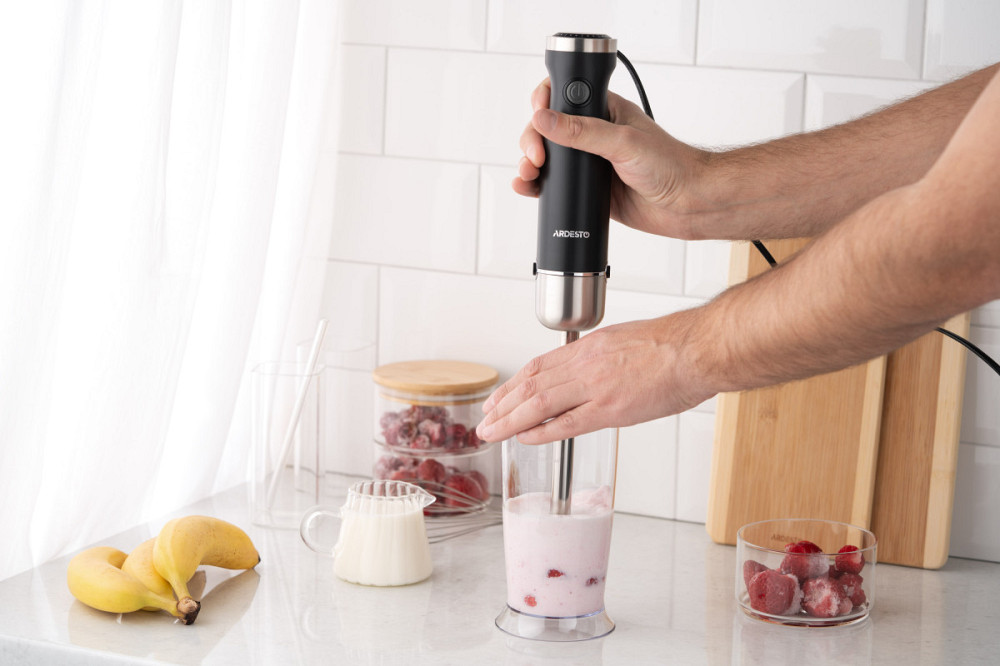 Блендер погружной Ardesto HBG-600BWH 600 Вт черный Київ - зображення 5