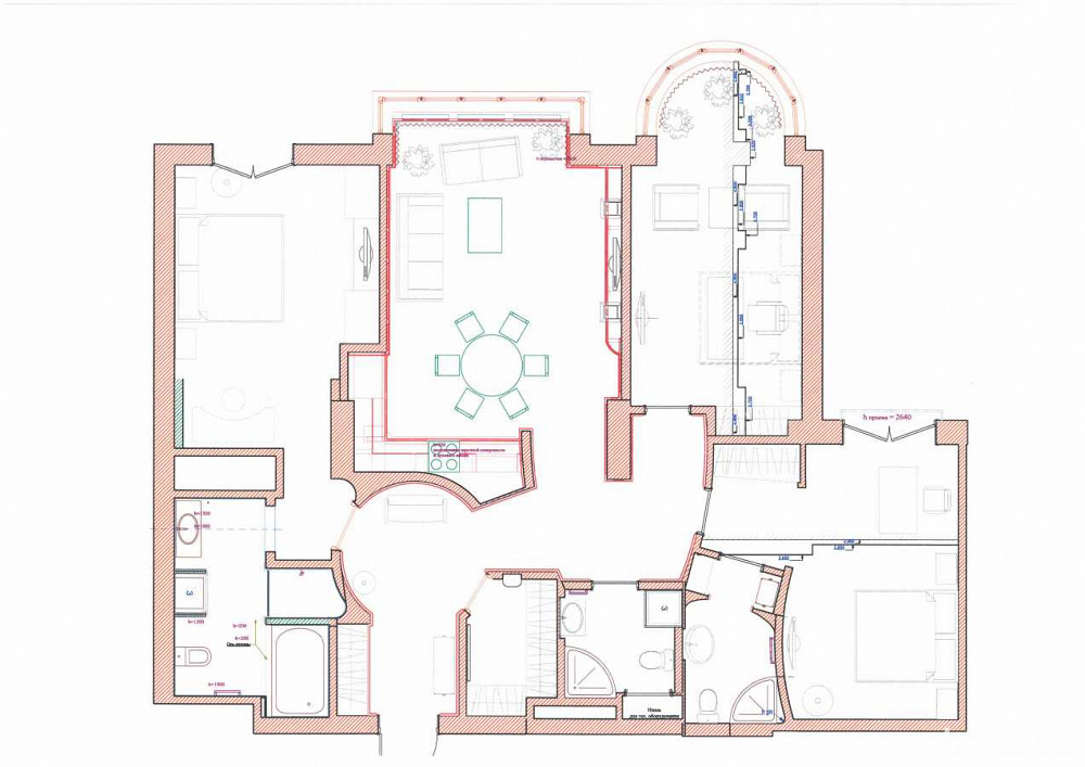долгосрочная аренда 4-к квартира Киев, Печерский, 3100 $/мес. Київ - зображення 11