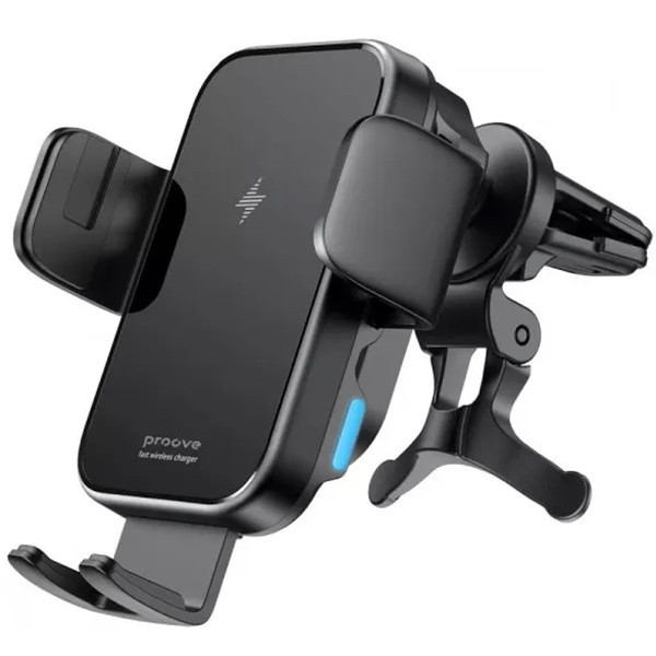 Автомобільний тримач з БЗП Proove Triple Clamp 15W Black (WHTC15010001) (Код товару:39324) Харків - зображення 1