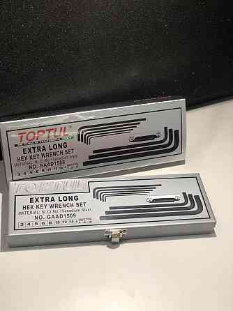 Набор шестигранников Г-обр. супердлинных 1.5-14мм 9ед. TOPTUL GAAD1509 Харків