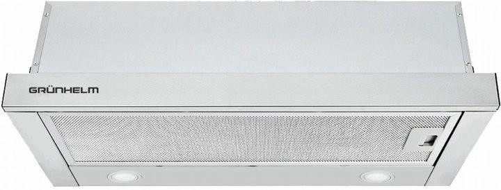 Вытяжка кухонная телескопическая Grunhelm GVT134Inox (650 м3/ч, нержавеющая сталь) Киев - изображение 1