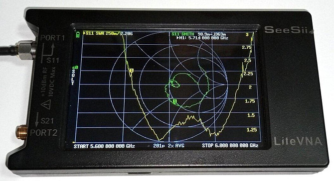 Антенна 2350-2570MHz 12dBi/5700-5960MHz 3dBi, до 15W Yagi FPV, SMA-male (10546/2) Днепр - изображение 4
