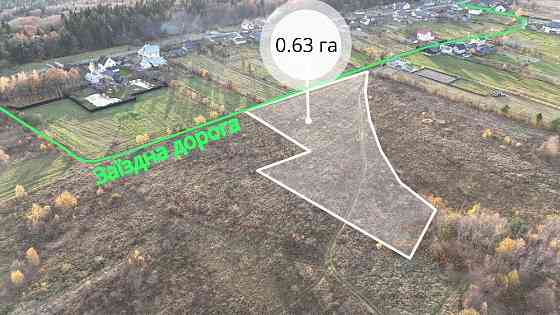 Земельна ділянка у Делятині площею 0.63 га. Яремче
