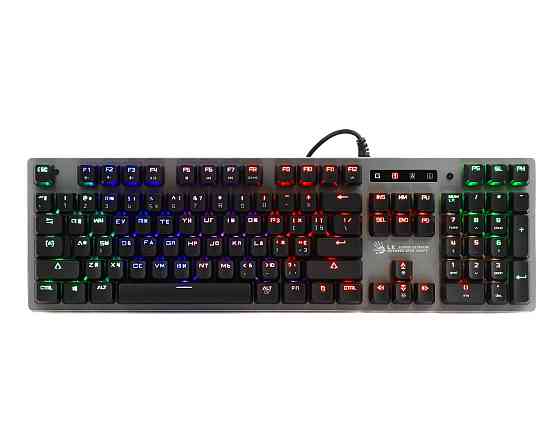 Клавиатура компьютерная проводная Bloody B760Bloody(Grey)GreenSw серая Київ