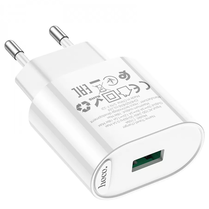 СЗУ Hoco C109A Fighter QC3.0 18W (1USB-A) Херсон - изображение 4