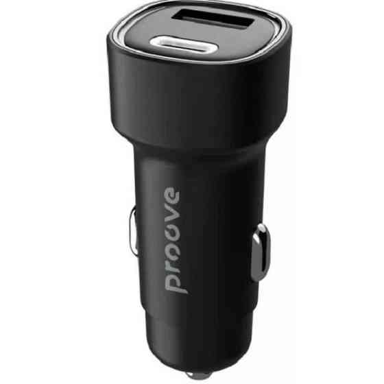 Автомобільний зарядний пристрій Proove Flash 48W (Type-C + USB) Black (CCFL48111201) (Код товару:395 Харків