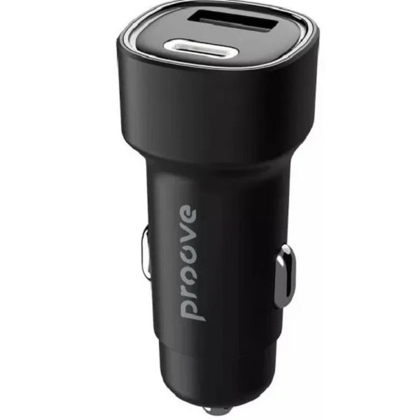 Автомобільний зарядний пристрій Proove Flash 48W (Type-C + USB) Black (CCFL48111201) (Код товару:395 Харьков - изображение 1