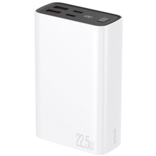 Power Bank Proove Hyper Flux Plus 22.5W 20000mAh White (PBF222120002) (Код товару:41518) Харків - зображення 1