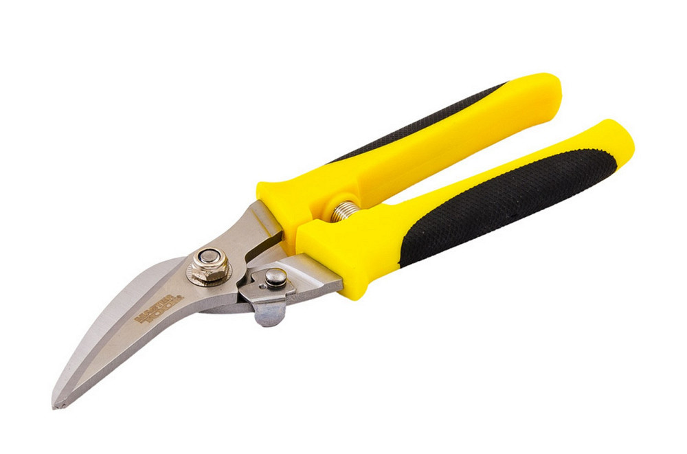 Ножницы для металла MASTERTOOL универсальные 200 мм левый рез 01-0400 Харків - зображення 1