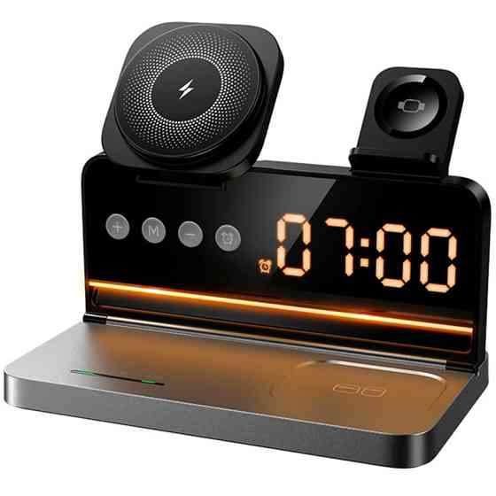 БЗУ Hoco DWQ03 North 4in1 with alarm clock Херсон