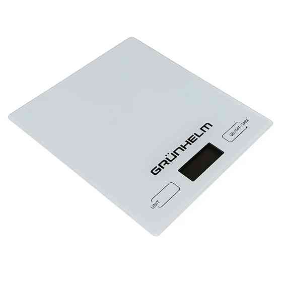 Весы кухонные Grunhelm KES-01W 5 кг белые Киев