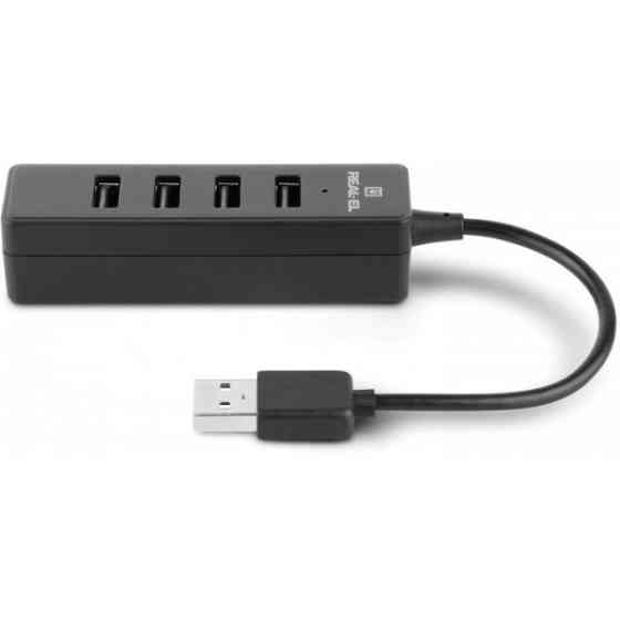 USB HUB REAL-EL HQ-154 4xUSB Black (EL123110007) (Код товару:18584) Харків