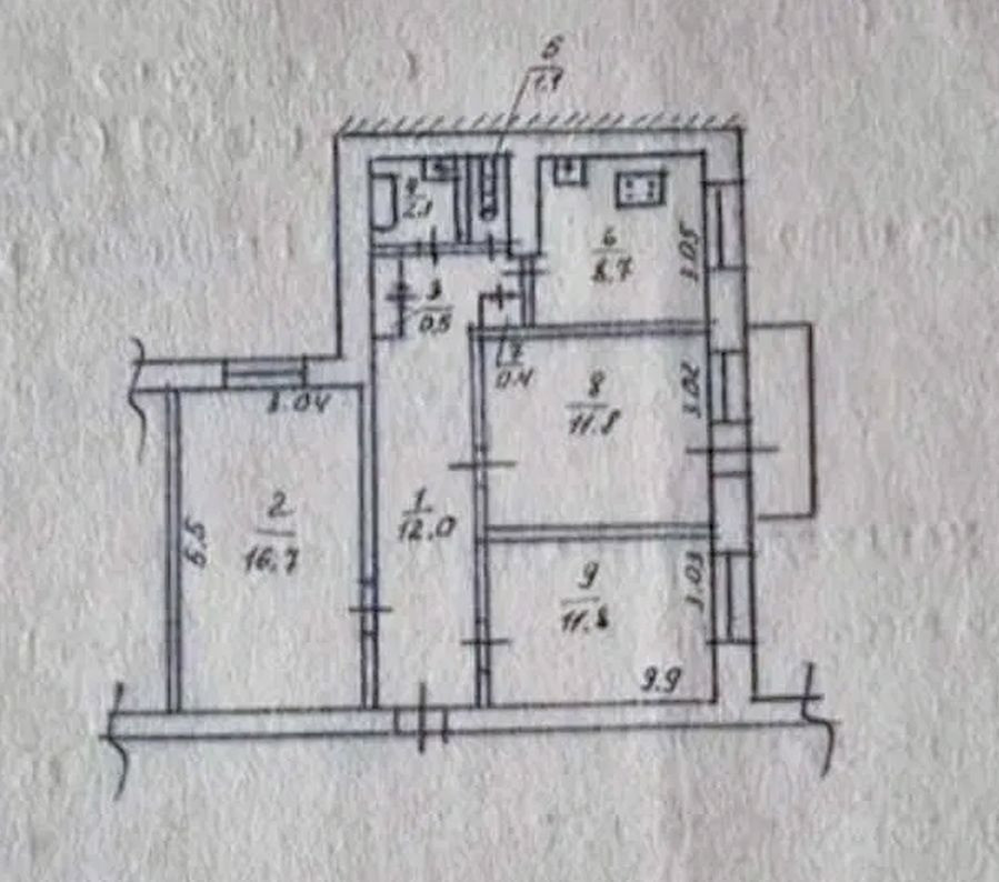 Продам 3-к квартиру (67м2) на Малиновского, Солнечный Днепр - изображение 12