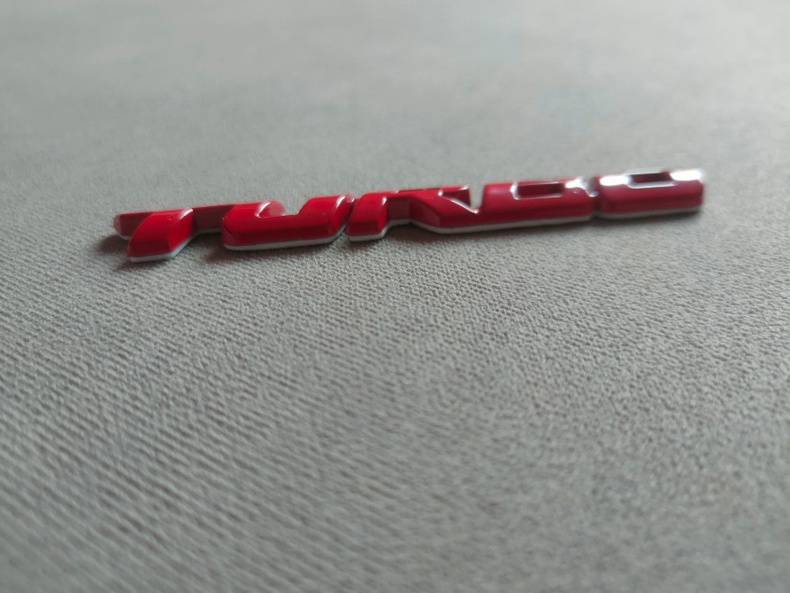 Наклейка Turbo Красная Металлическая турбо Киев - изображение 7