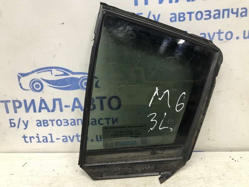 Стекло двери задней левой (форточка) Mazda 6 2012- GJ6J73661A (Арт. 30797) Киев - изображение 1