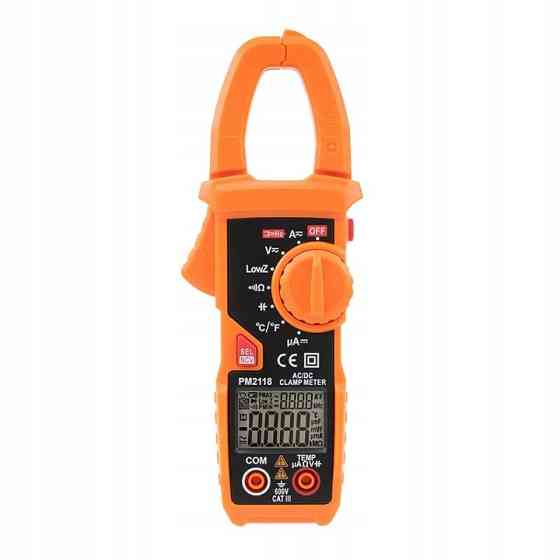 Токовые клещи с мультиметром и термопарой PeakMeter PM2118 Харьков
