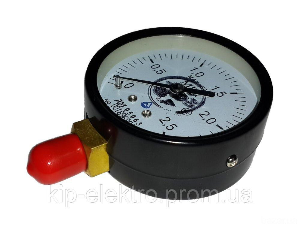 Манометр показывающий ДМ 05063 (ДМ05063, ДМ-05063, ДМ 05-01, ДМ 05) - радиальный штуцер (РШ) Київ - зображення 3