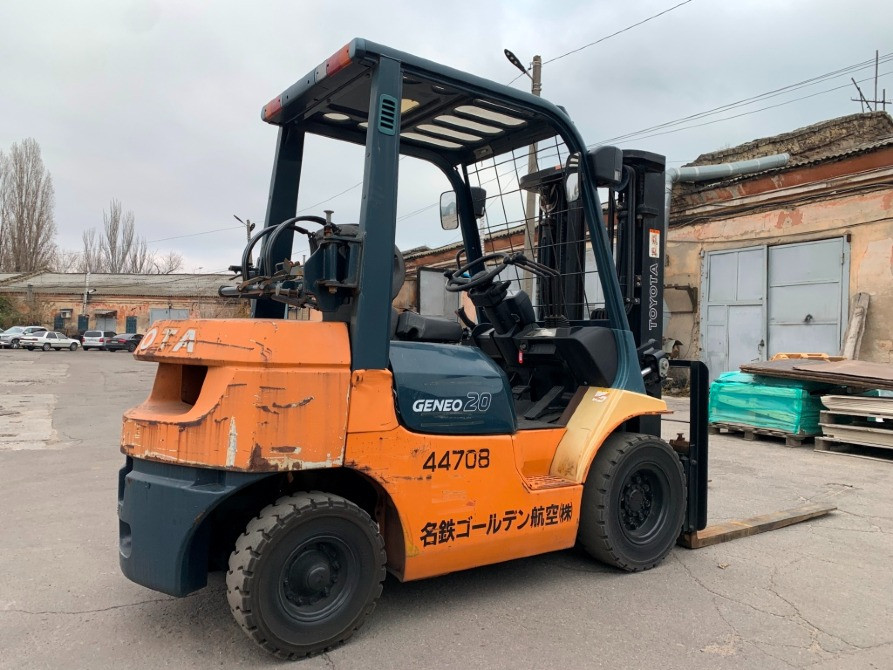 Автонавантажувач вилковий Toyota, вагонник, з бічним зміщенням. Напрацювання 5524 мотогодин. Винница - изображение 3