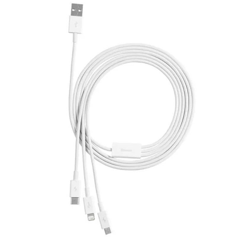 Дата кабель Baseus Superior Series USB to MicroUSB-Lightning-Type-C 3.5A (1.5m) (CAMLTYS) Херсон - зображення 3