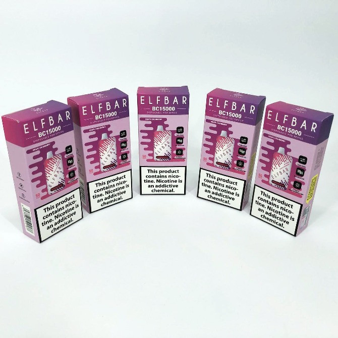 Е-сигарета ELF BAR 5% 15000 тяг, Виноград Журавлина Ужгород - зображення 3