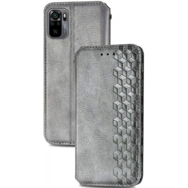 Чохол-книжка Getman Cubic для Xiaomi Redmi Note 10 Pro Gray (Код товару:17047) Харків - зображення 5