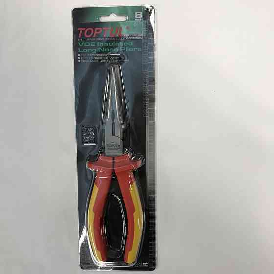 Длинногубцы диэлектрические 8" 1000V VDE TOPTUL DGCB2208 Харьков