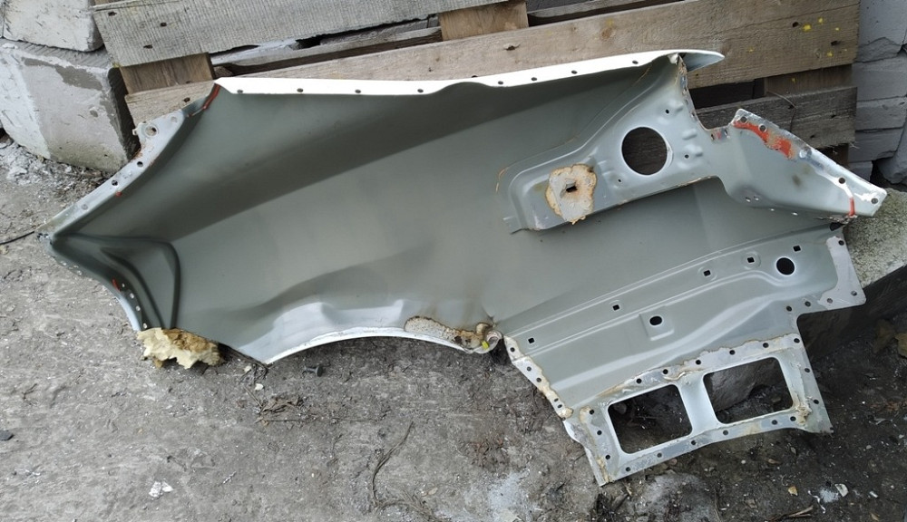 Четверть задняя правая крыло (дефект - обрезан сапожок, с повреждениями) Tesla model S, model S REST Київ - зображення 4