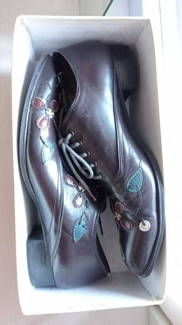 Туфли броги дерби Braska кожа р. 39-40 Київ - зображення 2