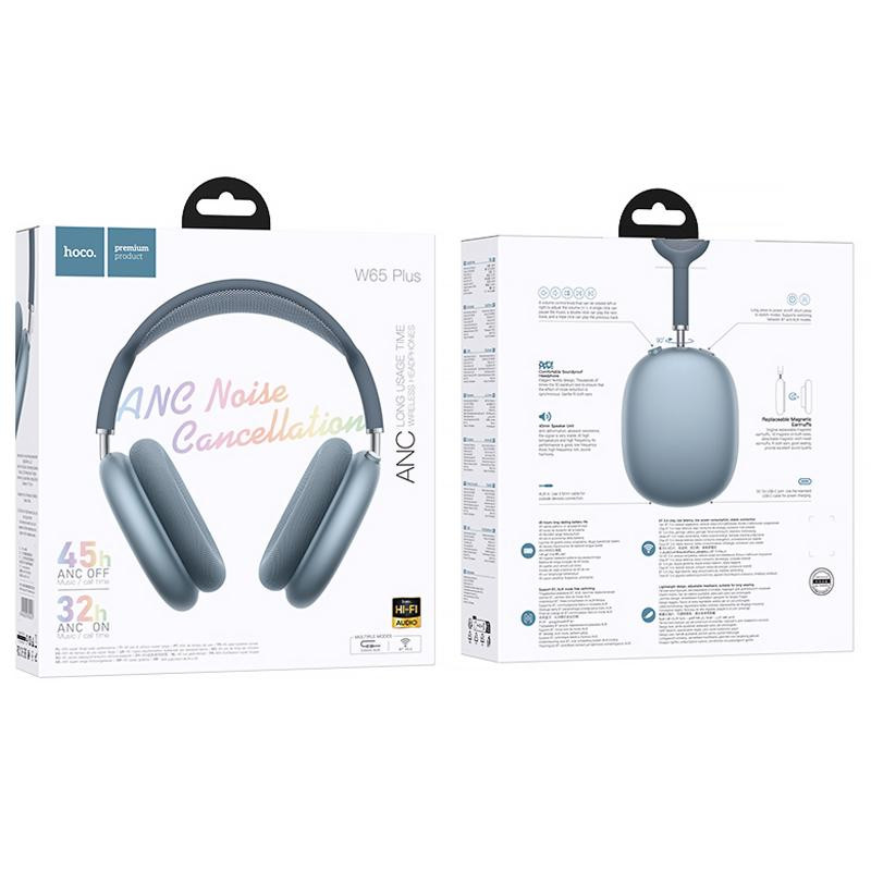 Накладные беспроводные наушники Hoco W65 Plus Happy ANC Херсон - изображение 3