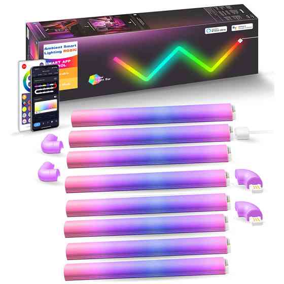 Настенный светильник Lines SAL-013B Bluetooth USB interface with app (8+4 pcs) Херсон