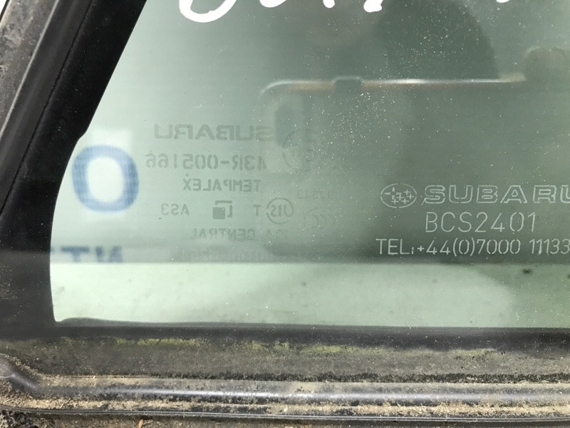 Стекло двери задней правой (форточка) Subaru Outback BS 2.0 DIESEL EE20Z 2014 (б/у) Київ - зображення 3