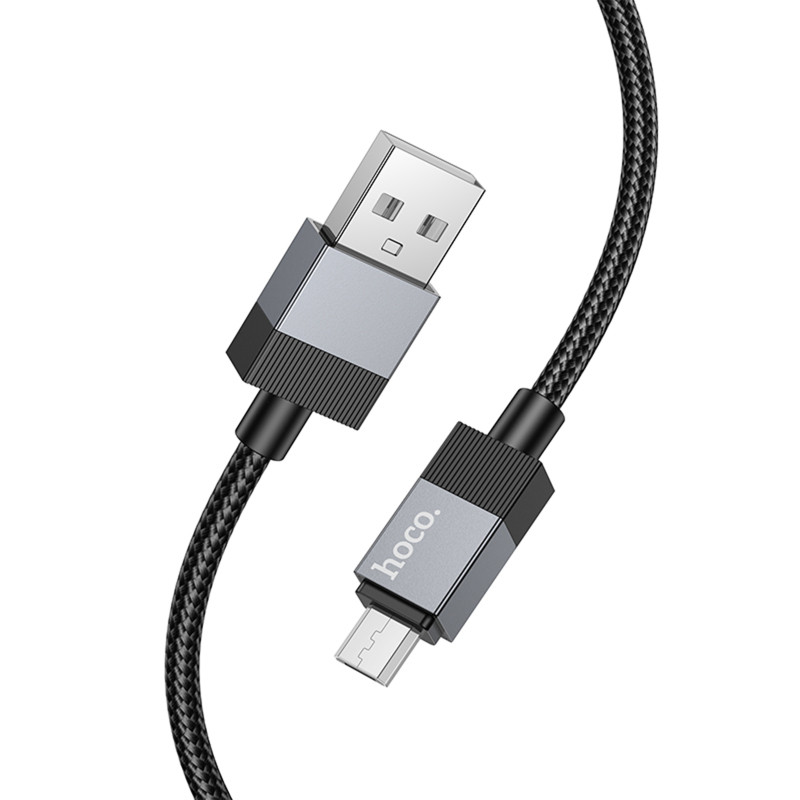 Дата кабель Hoco X110 Honorific USB to MicroUSB 2.4A (1m) Херсон - зображення 4