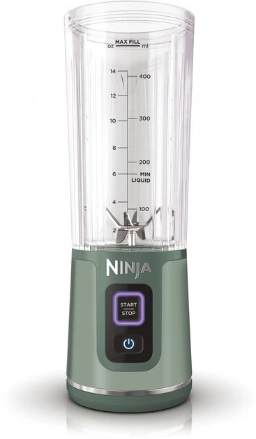 Фитнес-блендер аккумуляторный Ninja BC151EUEM 150 Вт оливковый Киев - изображение 8