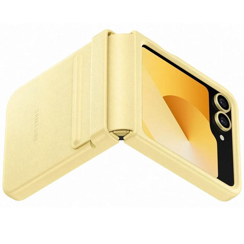 Кожаный чехол Leather Case (AAA) для Samsung Galaxy Z Flip6 Херсон - зображення 11