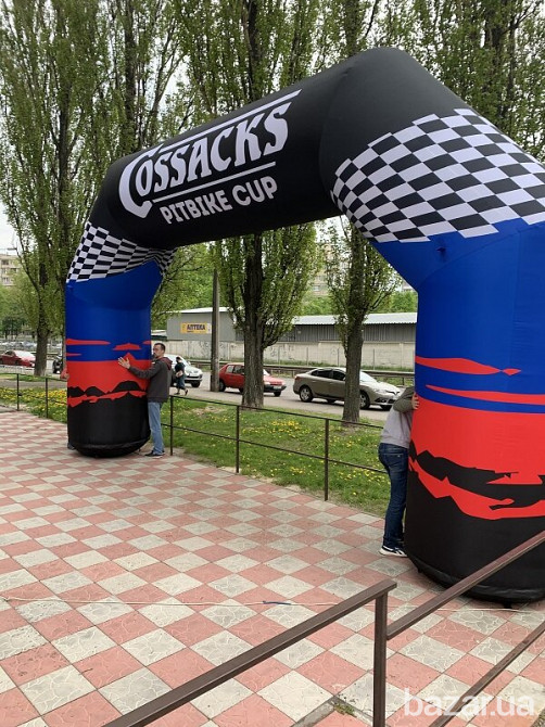 Надувные арки для мероприятий с сублимационной печатью Київ - зображення 6