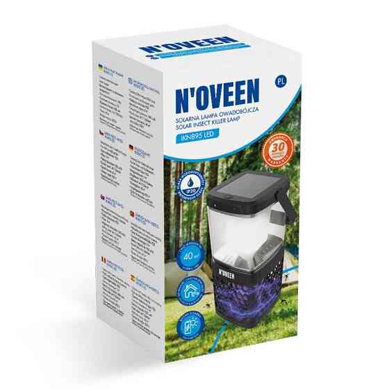 Фонарь ловушка насекомых Noveen IKN895 LED на солнечной батарее Одесса