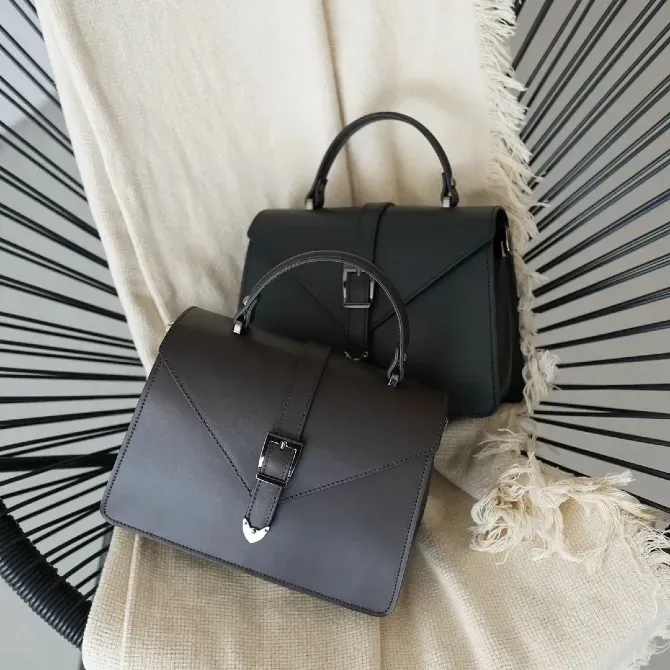 Модная натуральная кожаная сумка женская Итальянская TS000190 Київ - зображення 2